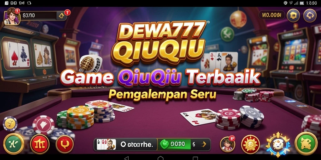 Tampilan gameplay seru DEWA777 dengan aksi QiuQiu yang intens.