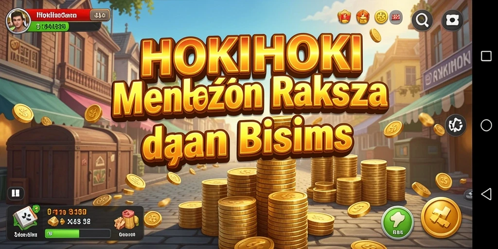 Tampilan gameplay HOKIHOKI yang penuh warna dan interaktif.