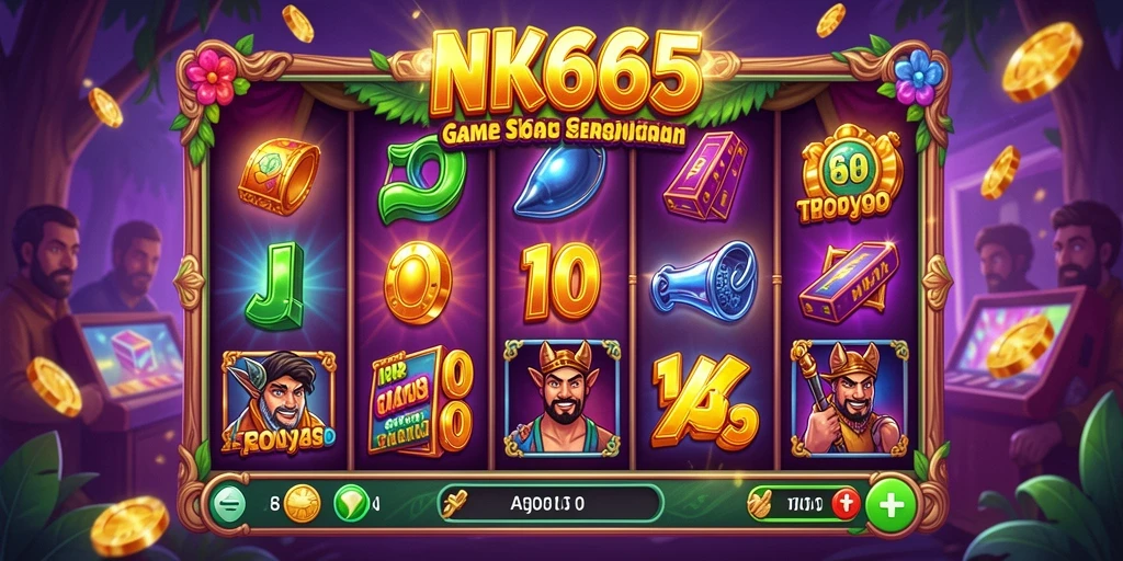 Screenshot utama NK666 menampilkan gameplay Slot yang menarik.