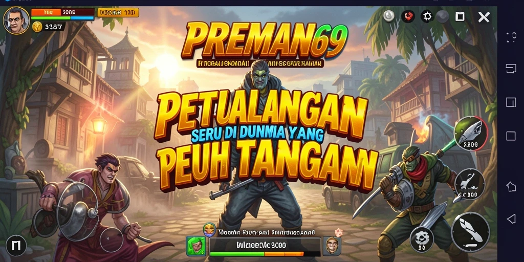 Tampilan screenshot gameplay <strong>PREMAN69</strong> menunjukkan aksi seru dan grafis menawan dalam petualangan.