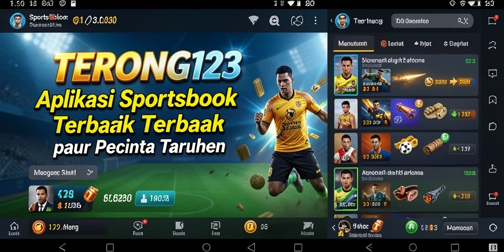 Tampilan gameplay Sportsbook yang menarik di TERONG123.