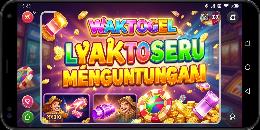 Tampilan antarmuka permainan slot WAKTOGEL yang menarik.